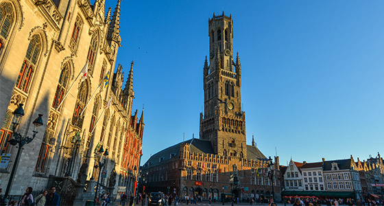 Belfort toren in Brugge