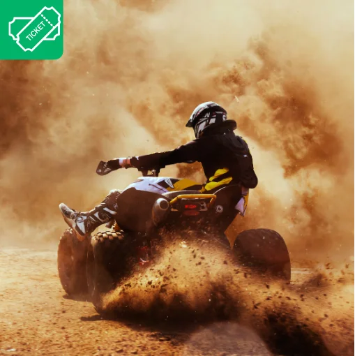 Woestijn actie in Marrakech