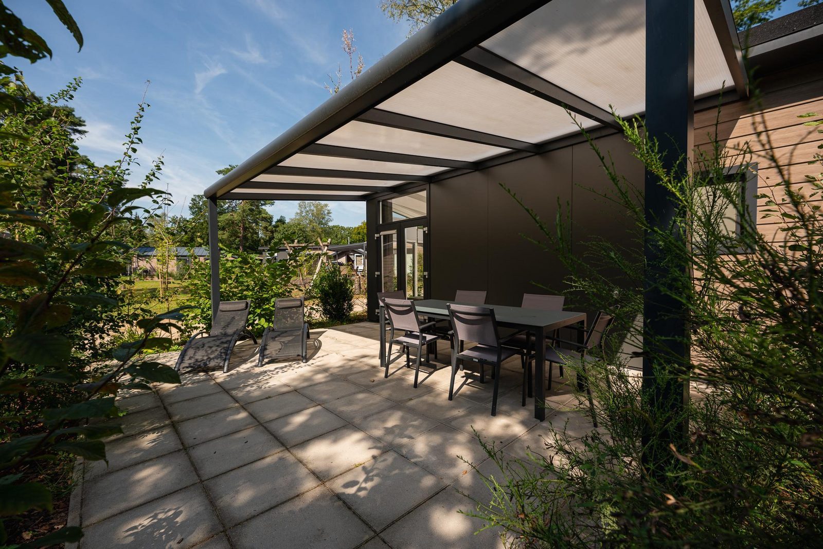 5-persoons lodge in bosrijke omgeving